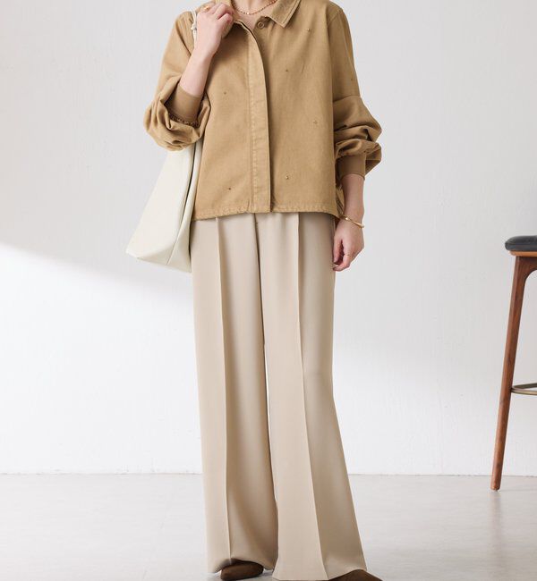  「Q.anos 2WAYデニムシャツ」|シャツ・ブラウス|