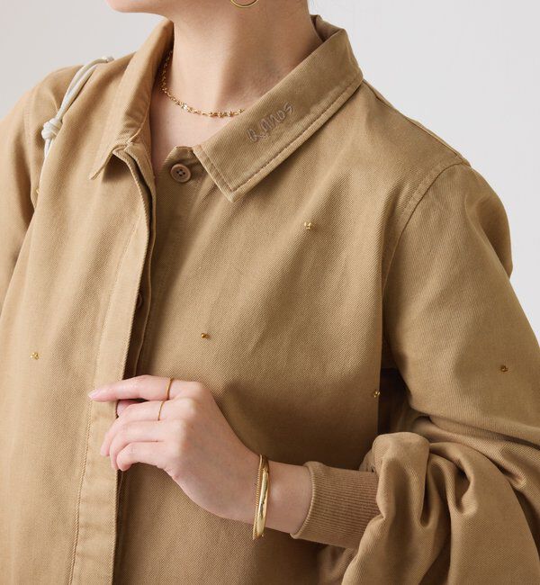  「Q.anos 2WAYデニムシャツ」|シャツ・ブラウス|