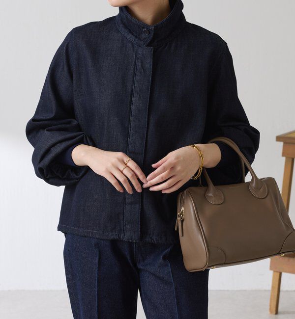  「Q.anos 2WAYデニムシャツ」|シャツ・ブラウス|