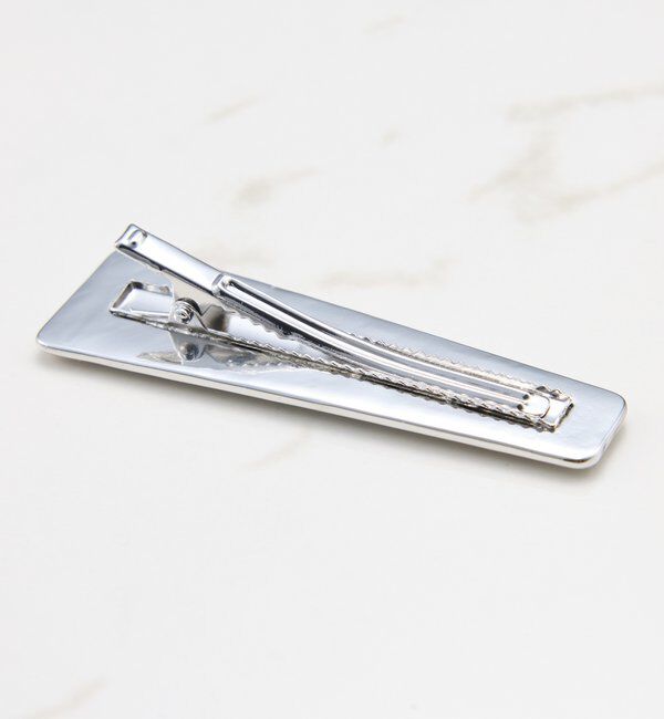  「【PAPILLONNER/パピヨネ】メタルロゴ入りヘアクリップ」|リング|