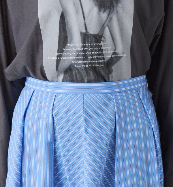  「パネルストライプスカート」|スカート|