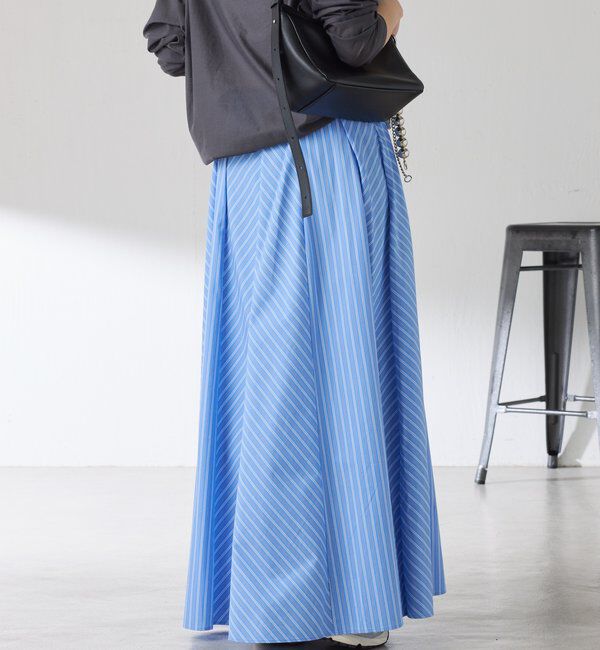 「パネルストライプスカート」|スカート|