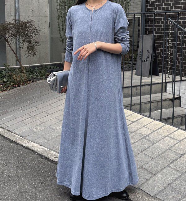  「ネップ調カットワンピース」|ワンピース|