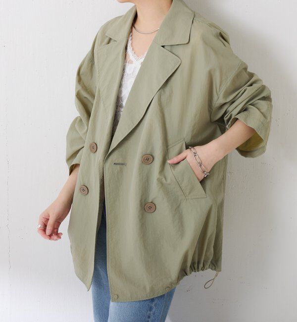  「エアーナイロンミドルトレンチコート」|その他|