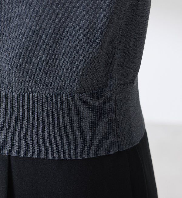  「シアーニットポロ」|ニット・セーター|