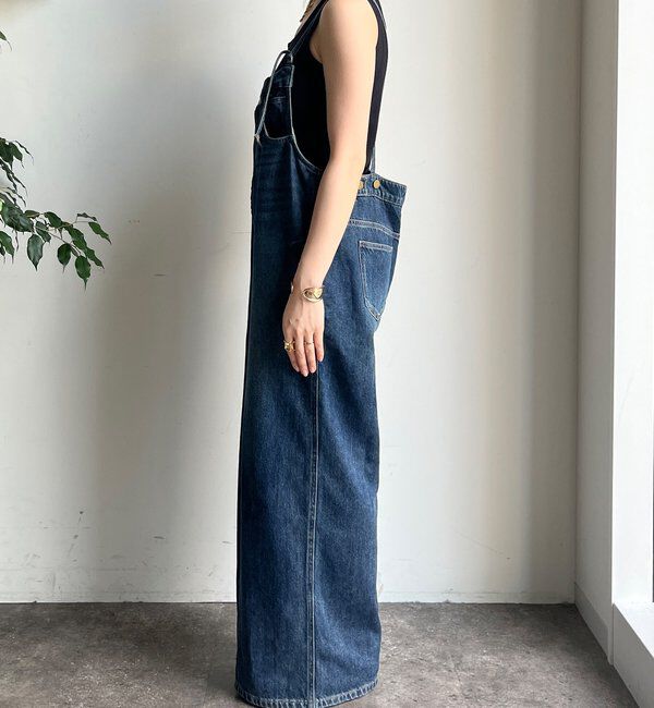  「【WEB限定】 デニムオールインワン」|ワンピース|