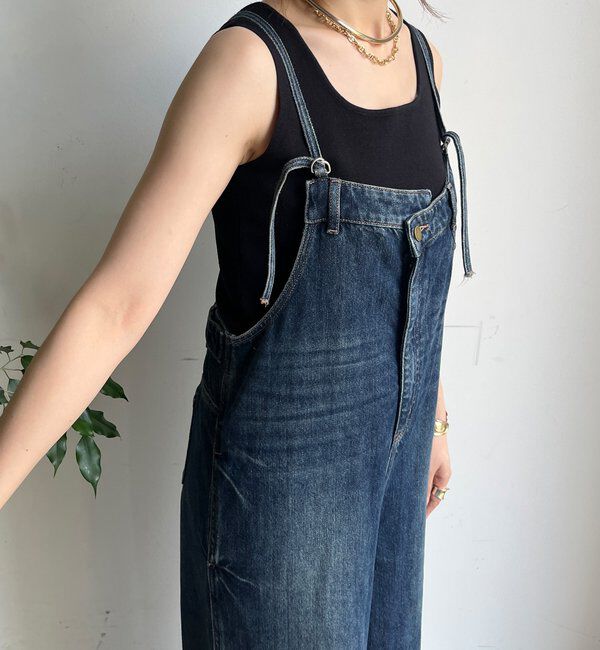  「【WEB限定】 デニムオールインワン」|ワンピース|