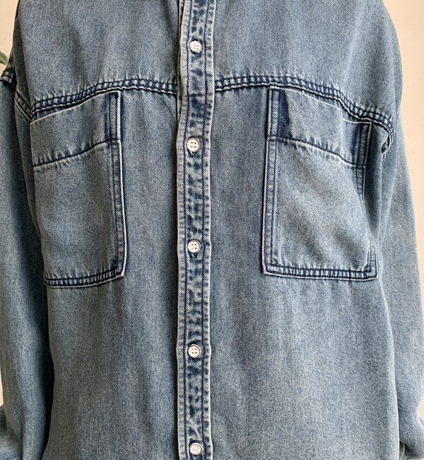  「リヨセルデニムポケットシャツ」|シャツ・ブラウス|