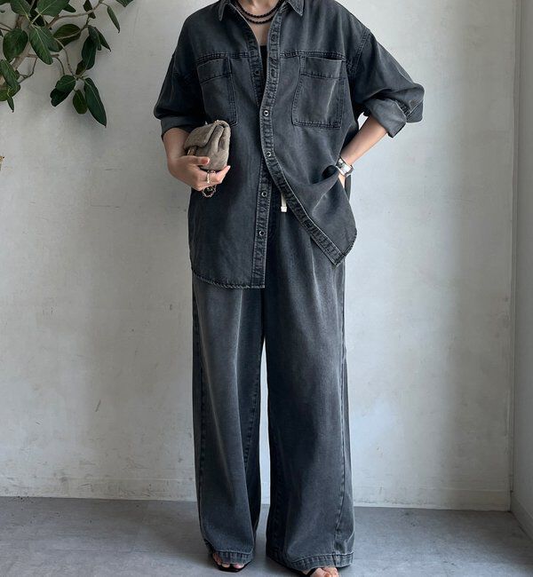  「リヨセルデニムポケットシャツ」|シャツ・ブラウス|