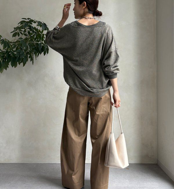  「【新色追加/インフルエンサーSAKURA企画】ラメスウェットタンクセット」|Tシャツ・カットソー|