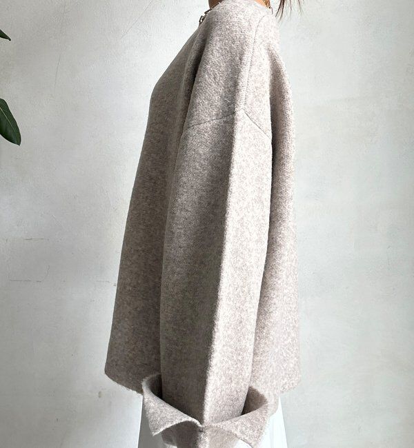  「【WEB限定】深Vワイドスリーブプルオーバー」|ニット・セーター|