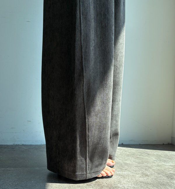  「ヘリンボーンコーデュロイイージーパンツ」|チノ|