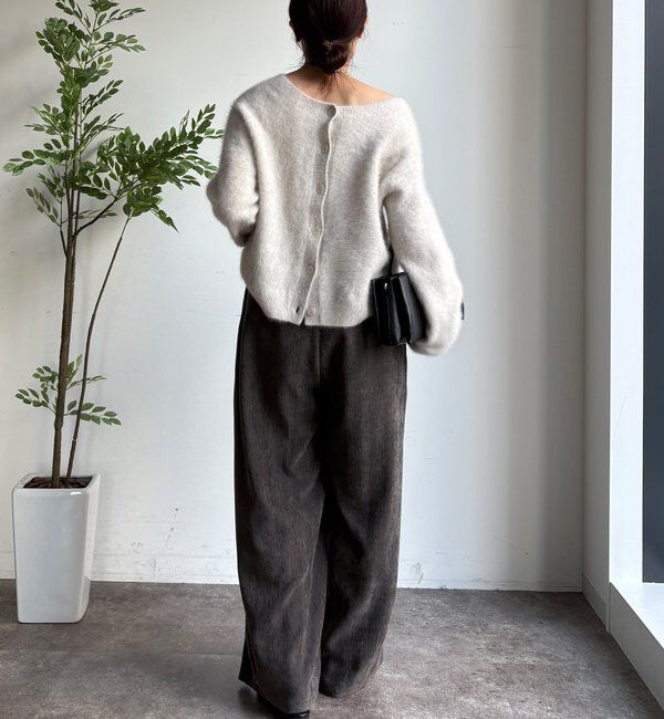  「ヘリンボーンコーデュロイイージーパンツ」|チノ|