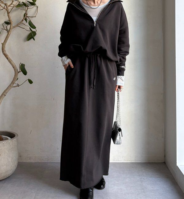  「裏起毛DD刺繍スカート」|スカート|