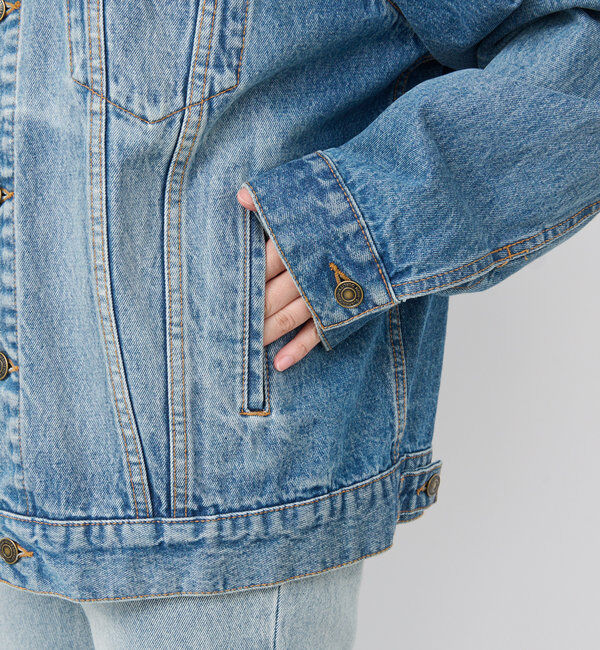  「【リバイバル/新色追加/羽織るだけでサマになる】デニムジャケット」|デニムジャケット|