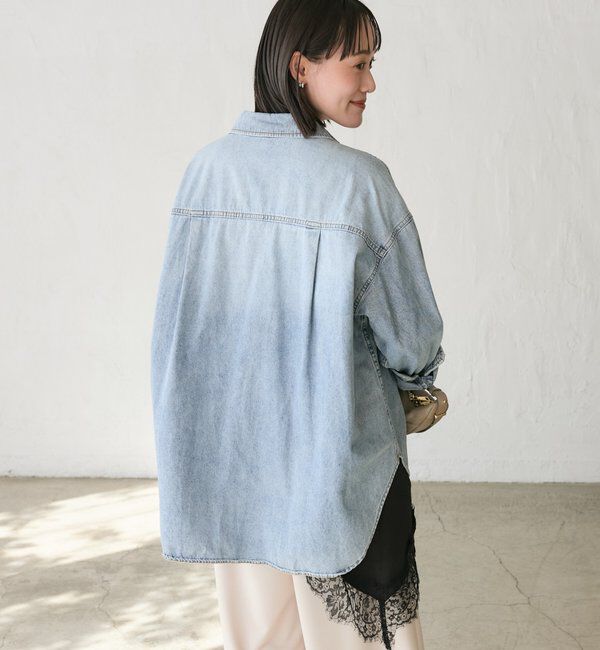  「【ベストセラー】【MONN.:.(モン)】ビッグデニムシャツ」|シャツ・ブラウス|