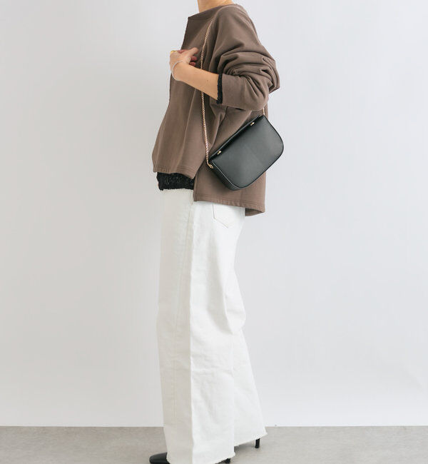  「【大人が着やすい】キーネックオーバースウェット」|Tシャツ・カットソー|