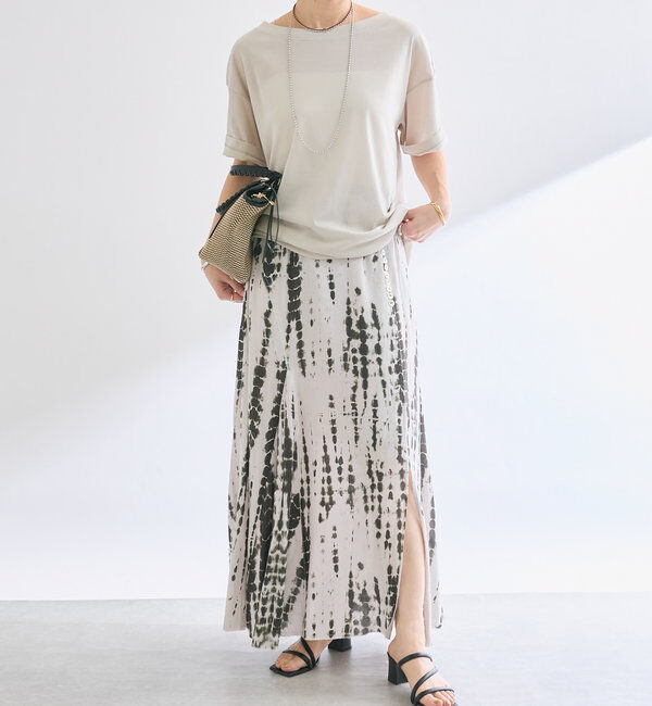  「【MONN.:.(モン)】オープンネックTee」|Tシャツ・カットソー|