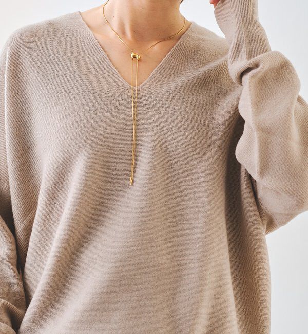  「【R.good(アールドットグッド)】Wスライドモチーフネックレス」|ブローチ・コサージュ|