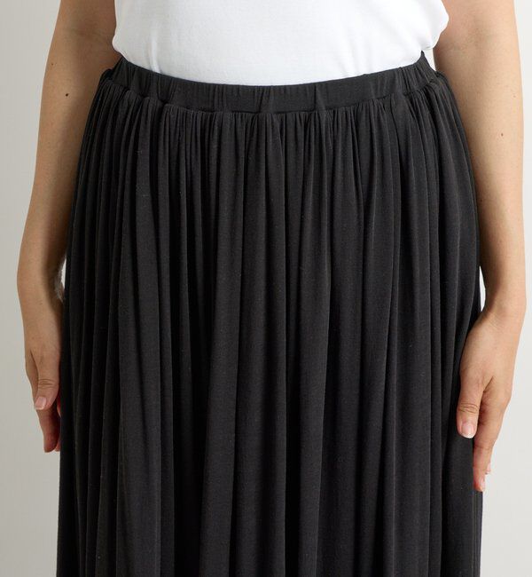  「【上品な印象に】シアーフライスギャザースカート」|スカート|