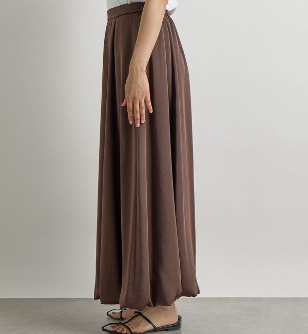  「【美シルエット】サテンバルーンスカート」|スカート|