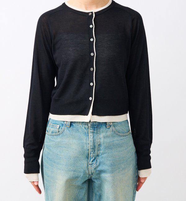  「【こなれ感抜群】フェイクレイヤードカーディガン」|カーディガン|