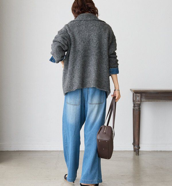  「【一枚で決まる】デニムジャンプスーツ」|ワンピース|