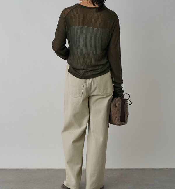  「【キャッチーなデザイン】スウェットドッキングデニム」|デニム|