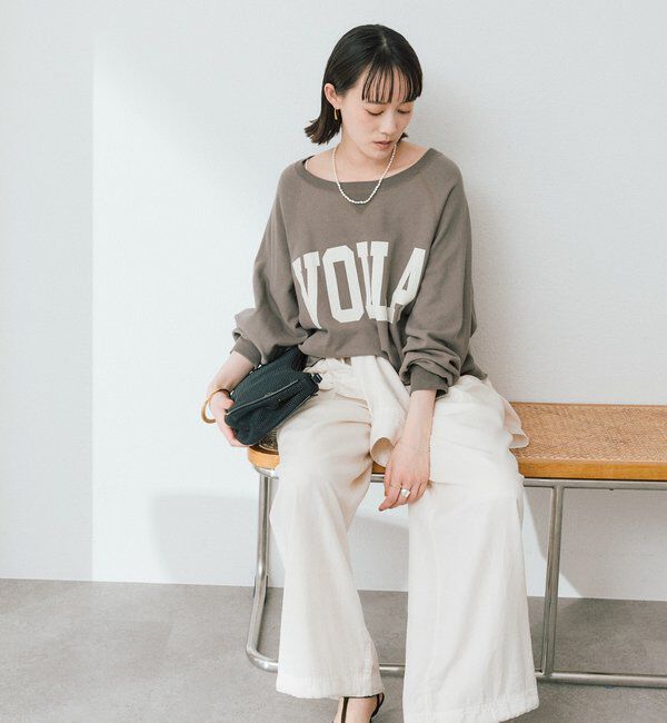  「【Yossshiiii企画】ワイドロゴカットオフスエット」|Tシャツ・カットソー|