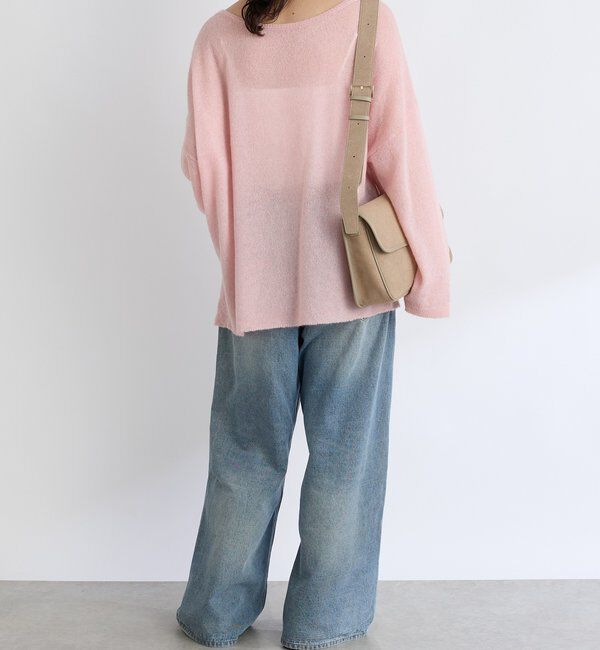  「【リニューアル】2wayスパングルシアーニット」|ニット・セーター|