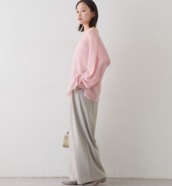  「【リニューアル】2wayスパングルシアーニット」|ニット・セーター|