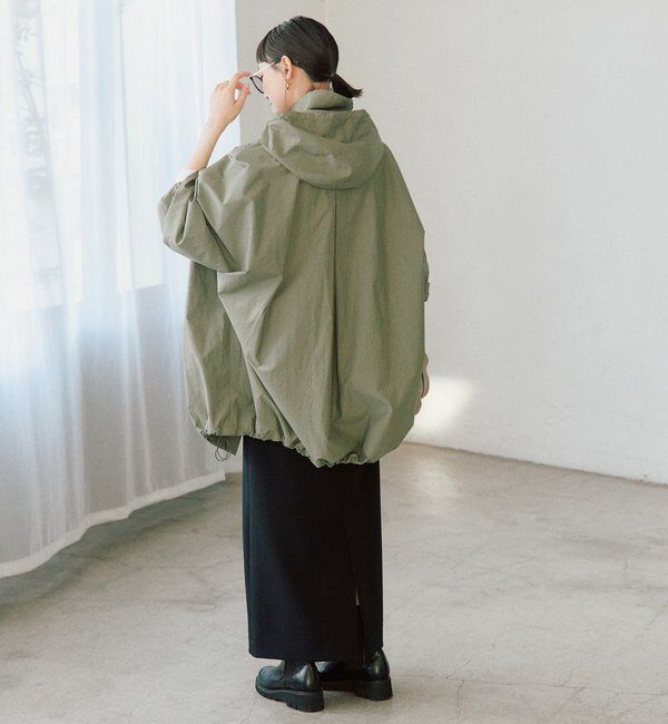  「【花粉ガード・撥水加工・UVカット機能】ドルマンフーディライトコート」|その他|