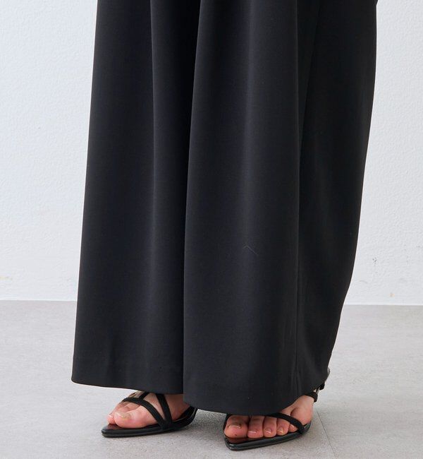  「【3サイス展開】ジャージータックワイドスラックス」|チノ|