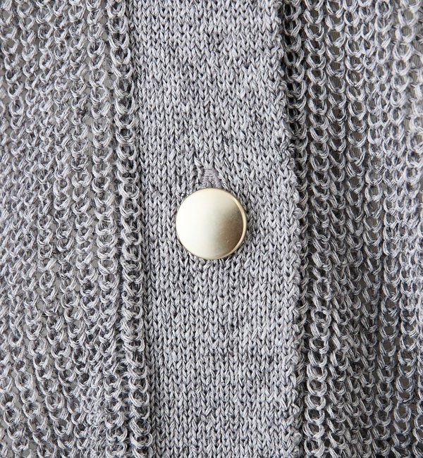  「【前後2WAY仕様】リネンブレンド2WAYカーデ」|カーディガン|