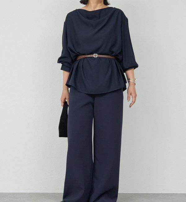  「【CHIKAコラボ】【美脚パンツ】ワイドドロストパンツ」|その他|