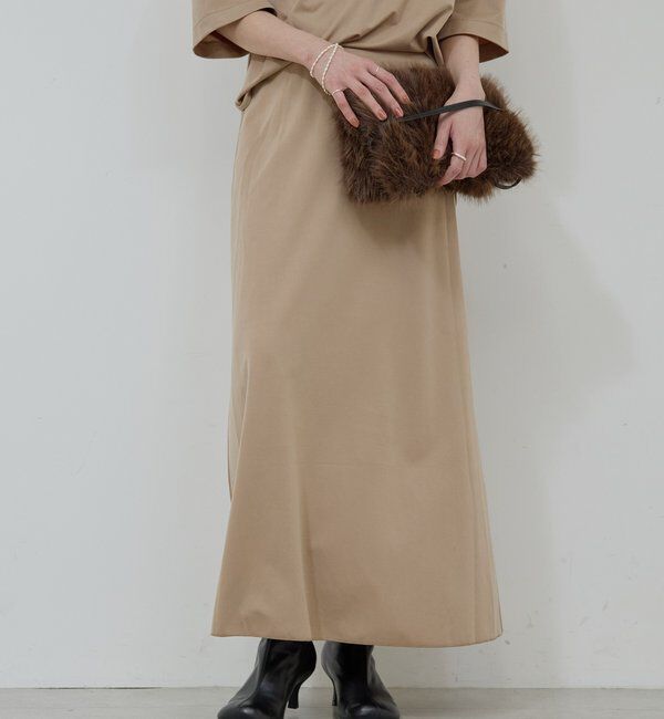  「【セットアップ対応】【イージーケア】キュプラジャージースカート」|スカート|