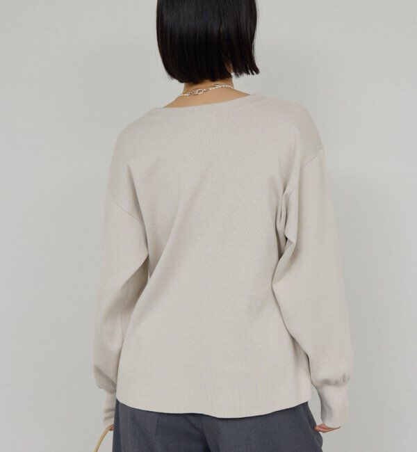  「ビジューVネックカーディガン」|ニット・セーター|