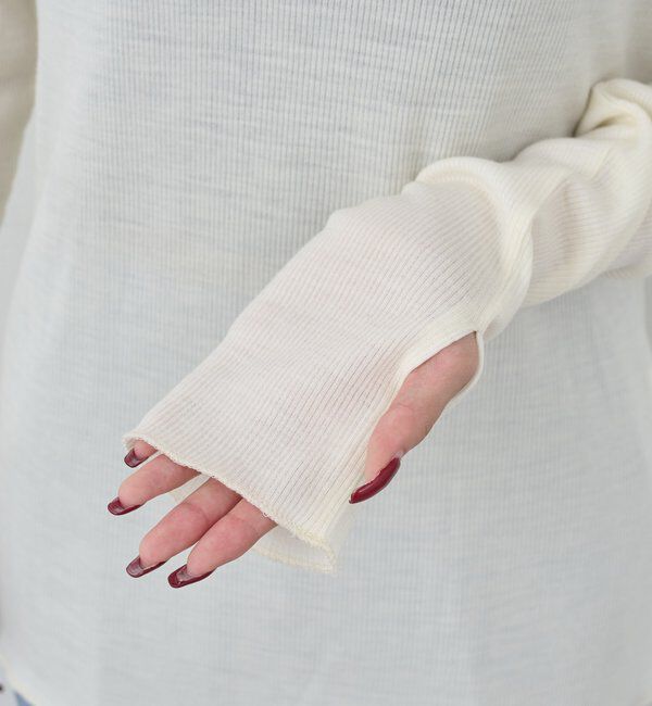  「【新色を加えてリバイバル】リブタートルカットソー」|Tシャツ・カットソー|