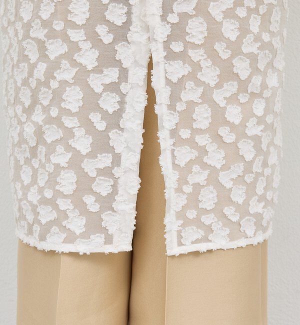  「ジャガードシアーワンピース」|ワンピース|