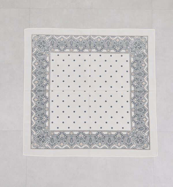  「ペイズリードットスカーフ」|バンダナ・スカーフ|