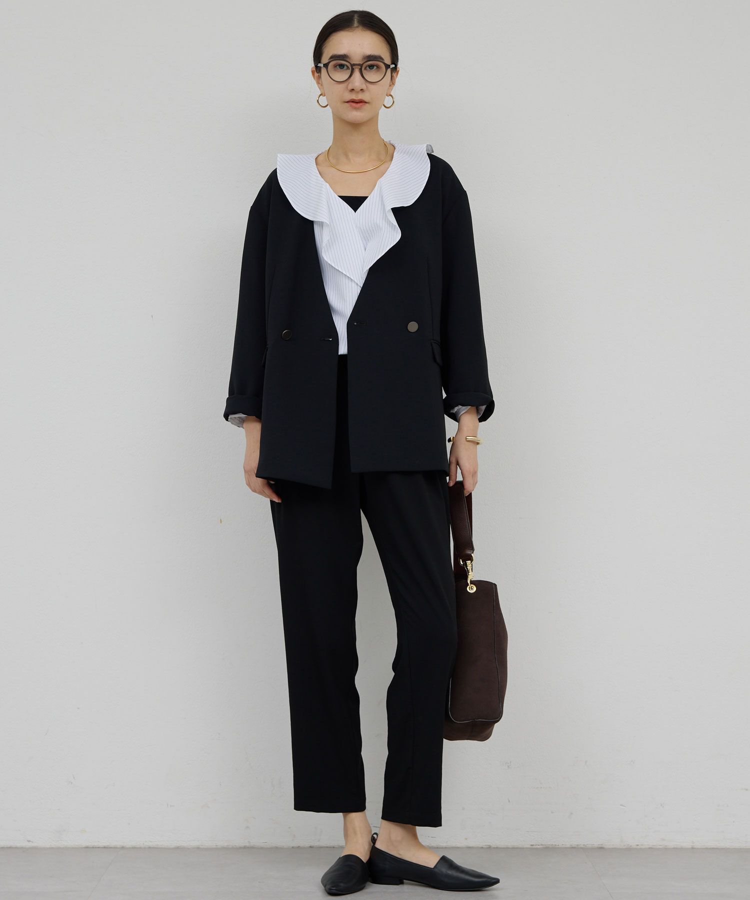  「ジャージーノーカラージャケット」|その他|