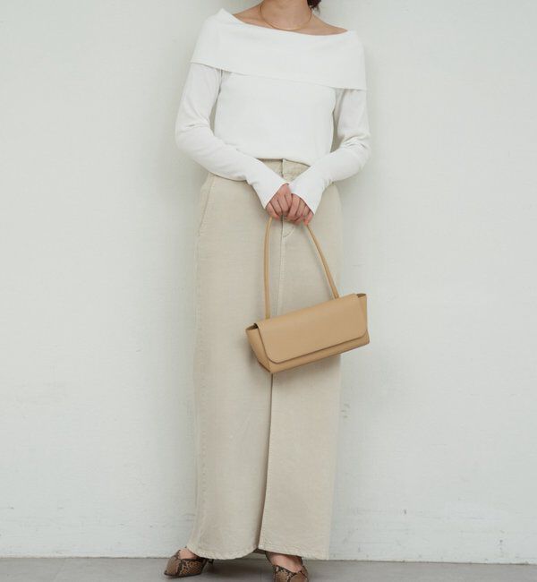  「【手洗い可】オフショルニット」|ニット・セーター|