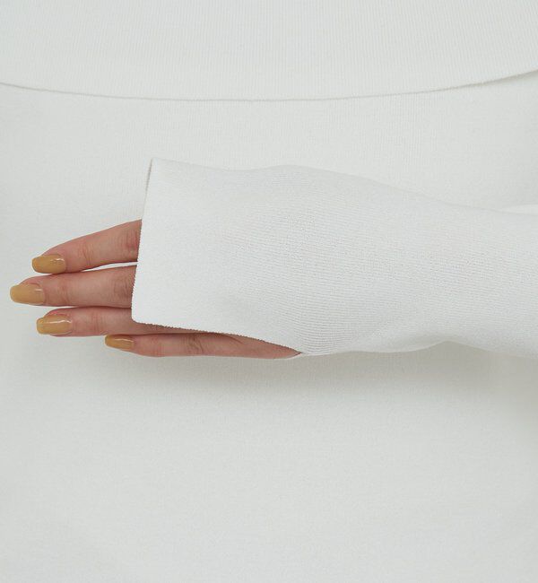  「【手洗い可】オフショルニット」|ニット・セーター|