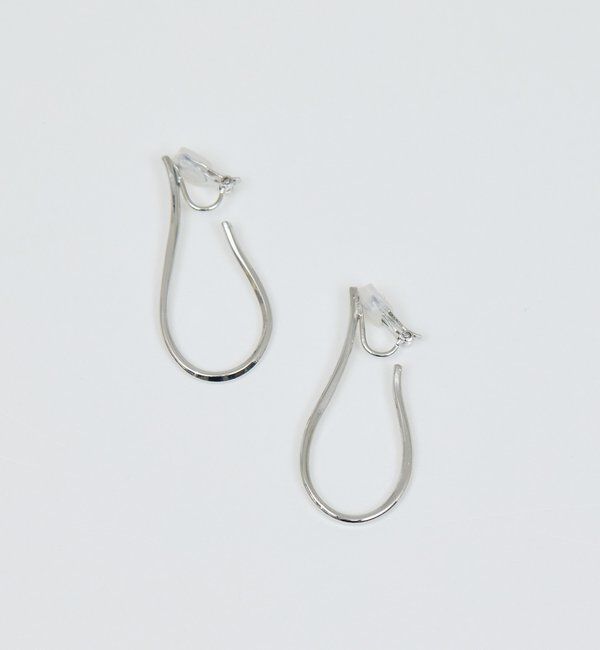  「ドロップフープクリップイヤリング」|リング|