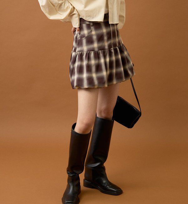  「切り替えバルーンスカート」|スカート|