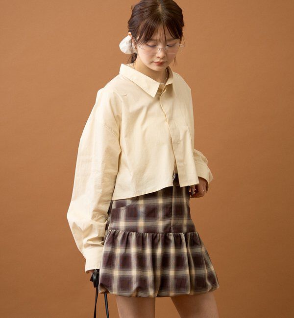  「切り替えバルーンスカート」|スカート|