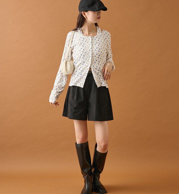  「花柄ホルターロングＴシャツ」|Tシャツ・カットソー|