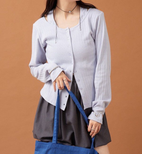  「花柄ホルターロングＴシャツ」|Tシャツ・カットソー|