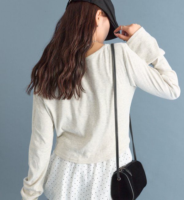  「オフショルロンT」|Tシャツ・カットソー|