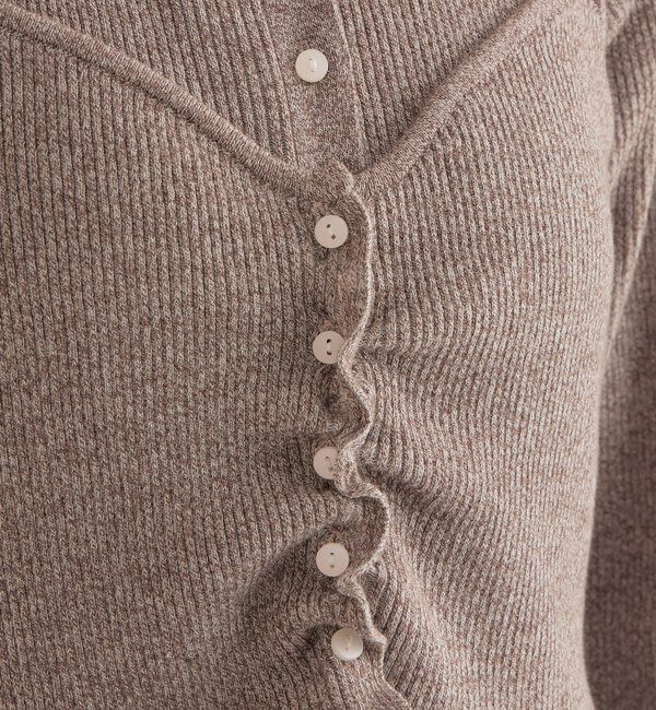  「ニットビスチェ付き ワンピース」|ワンピース|